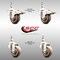 Service Caster 3 Inch 316SS High Temp Glass Filled Nylon 12mm Stem Caster Lock Brake, 2PK SS316TSTTL20S314-GFNSHT-M1215-2-S2 - alternate 3